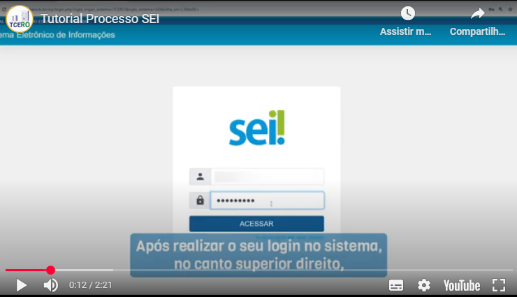 Tutorial Processo SEI